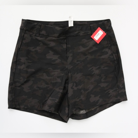 NWT- Spanx shorts in a black camo print. Size medium - Picture 5 of 5